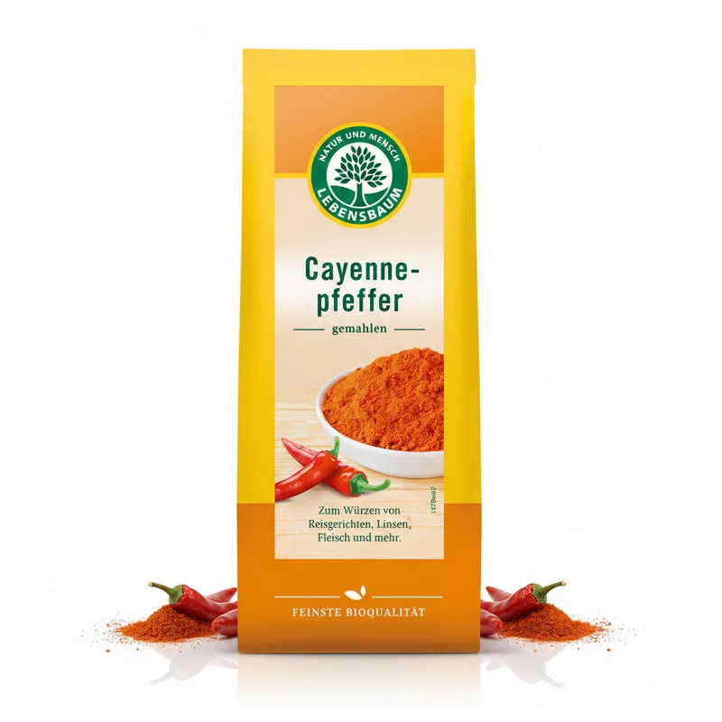Lebensbaum Bio Cayennepfeffer, gemahlen 50g
