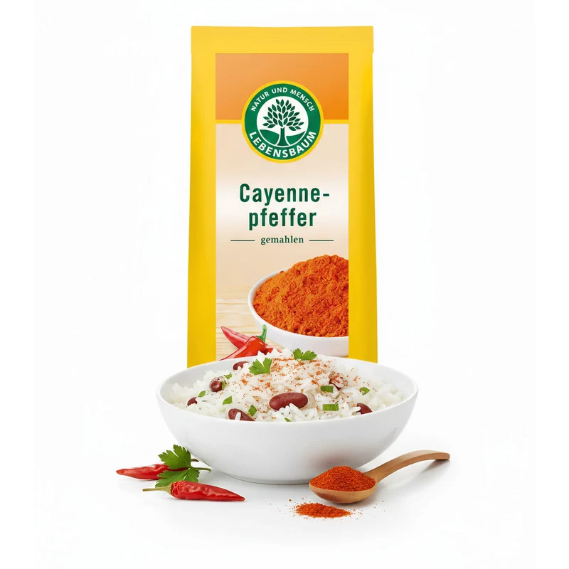 Lebensbaum Bio Cayennepfeffer, gemahlen 50g