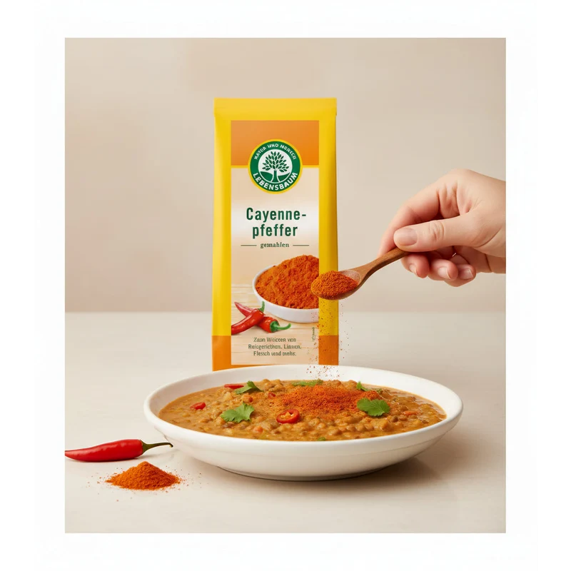 Lebensbaum Bio Cayennepfeffer, gemahlen 50g