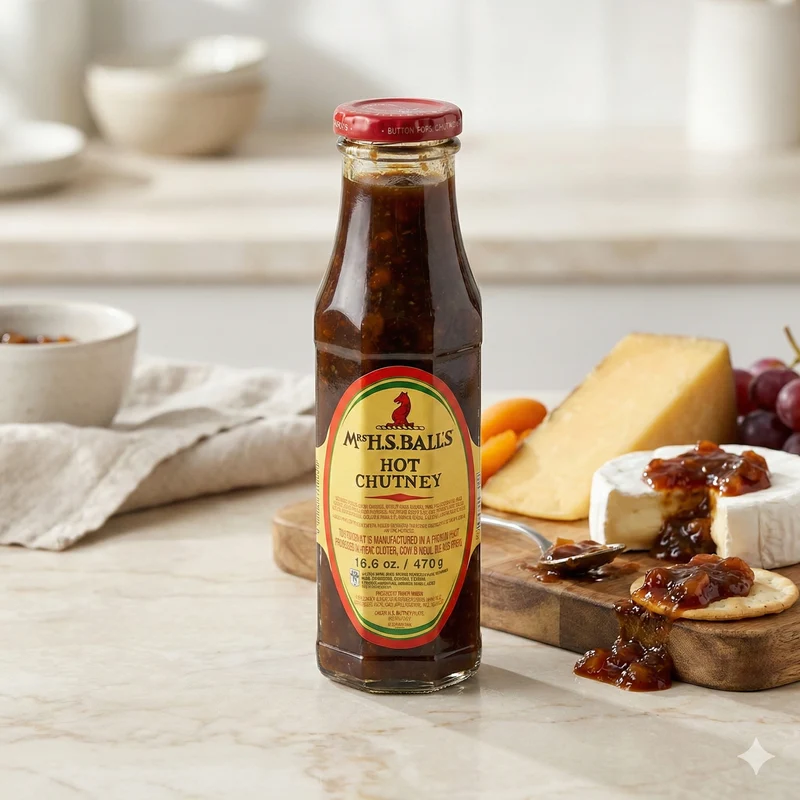 MRS Ball's Chutney Hot (4x375ml)
