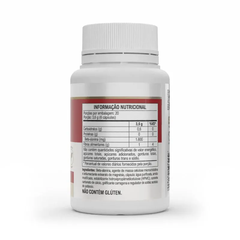 BETA ALANINA 300MG 120CAPS - VITAFOR