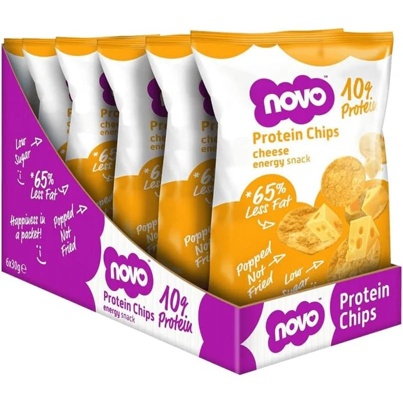 Protein Chips 6 x 30g Beutel von Novo