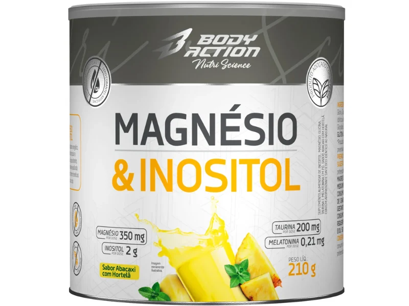 MAGNÉSIO E INOSITOL 210G - BODYACTION