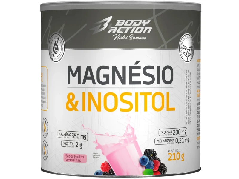 MAGNÉSIO E INOSITOL 210G - BODYACTION