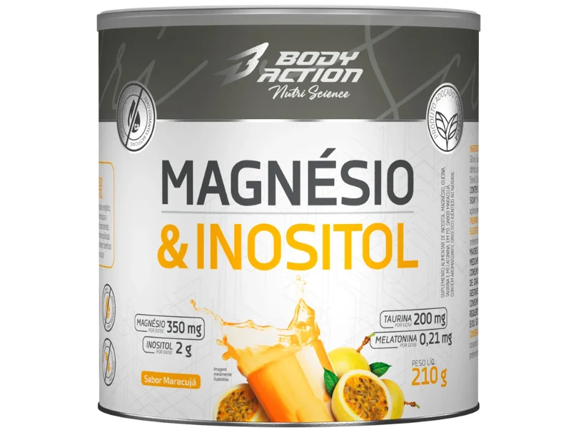 MAGNÉSIO E INOSITOL 210G - BODYACTION
