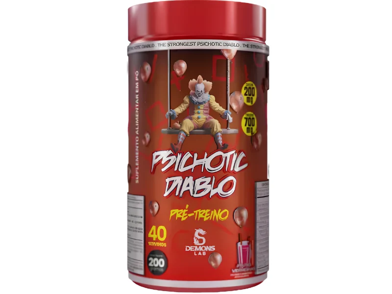 PRÉ - TREINO PSICHOTIC DIABLO FRUTAS VERMELHAS 200G - DEMONS LAB