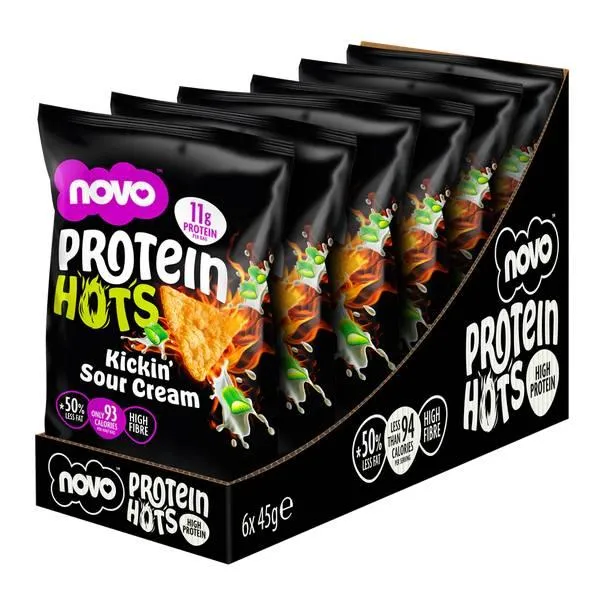 Protein Hots 6 x 45g Beutel von Novo