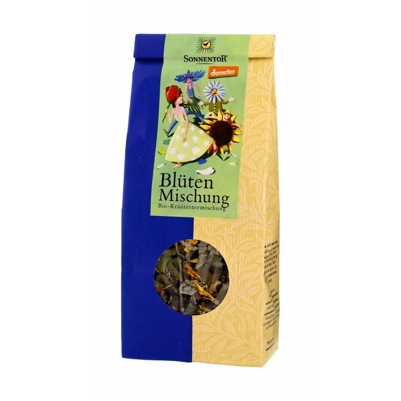 Sonnentor bio Tee Blütenmischung lose, (2x 40g)