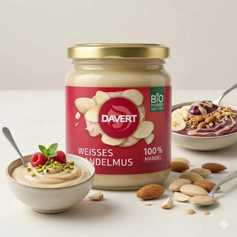 Davert weißes Bio Mandelmus - 250g