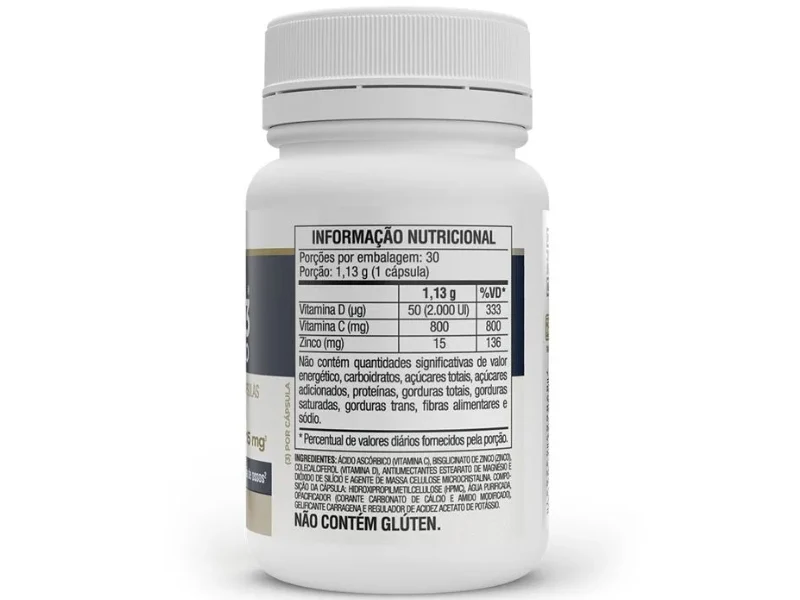 VITA D3 + C + ZINCO 30CAPS 1000MG - VITAFOR