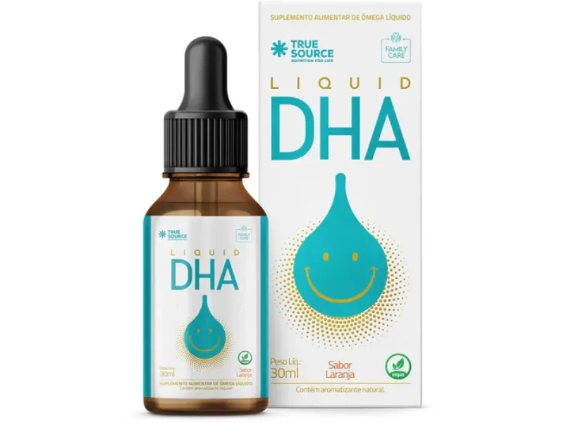 LIQUID DHA LARANJA 30ML - TRUE SOURCE