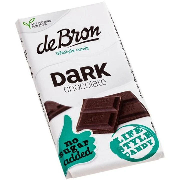 Schokolade mit Stevia 85g Tafel von De Bron