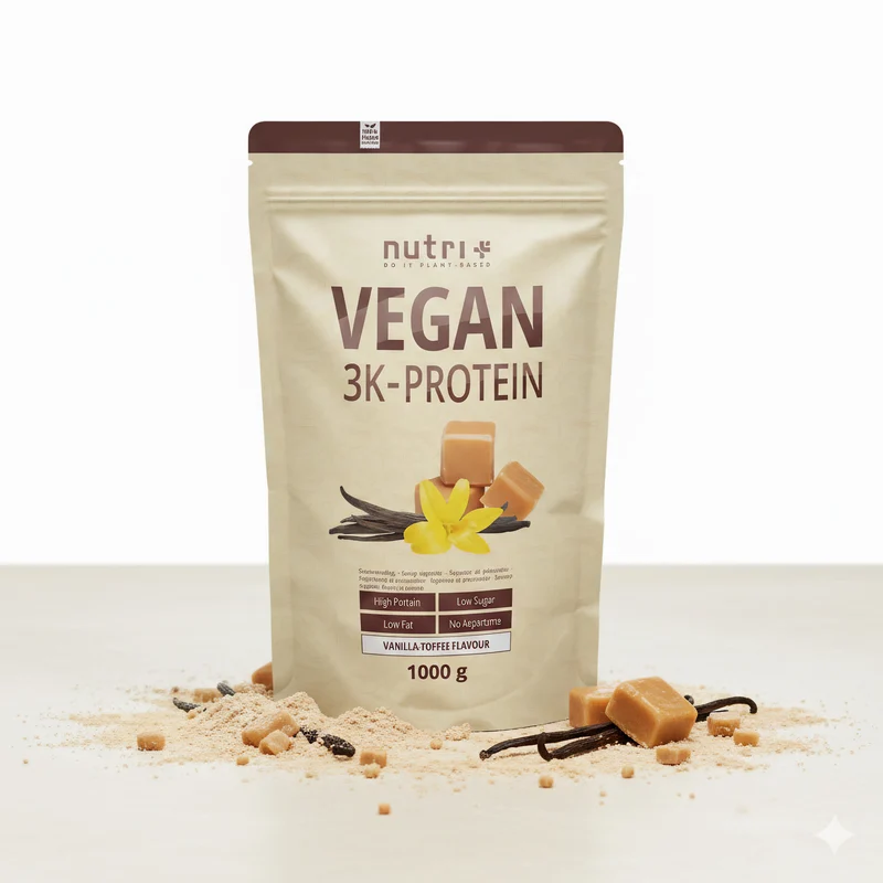 Nutri+ Veganes 3K Eiweißpulver 1000g