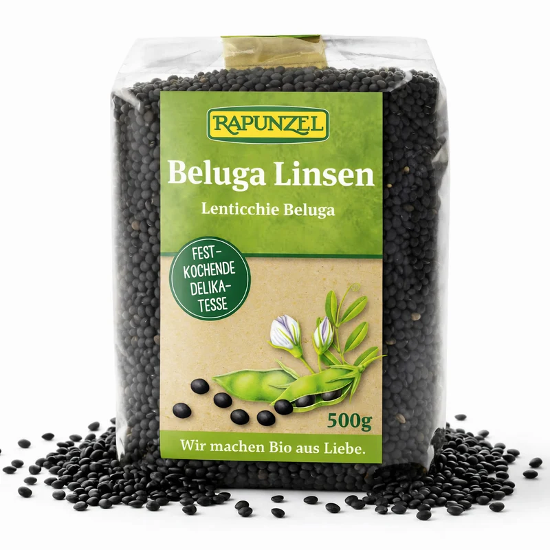 Rapunzel Bio Belugalinsen - 500g