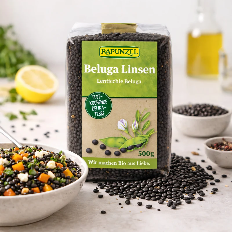 Rapunzel Bio Belugalinsen - 500g