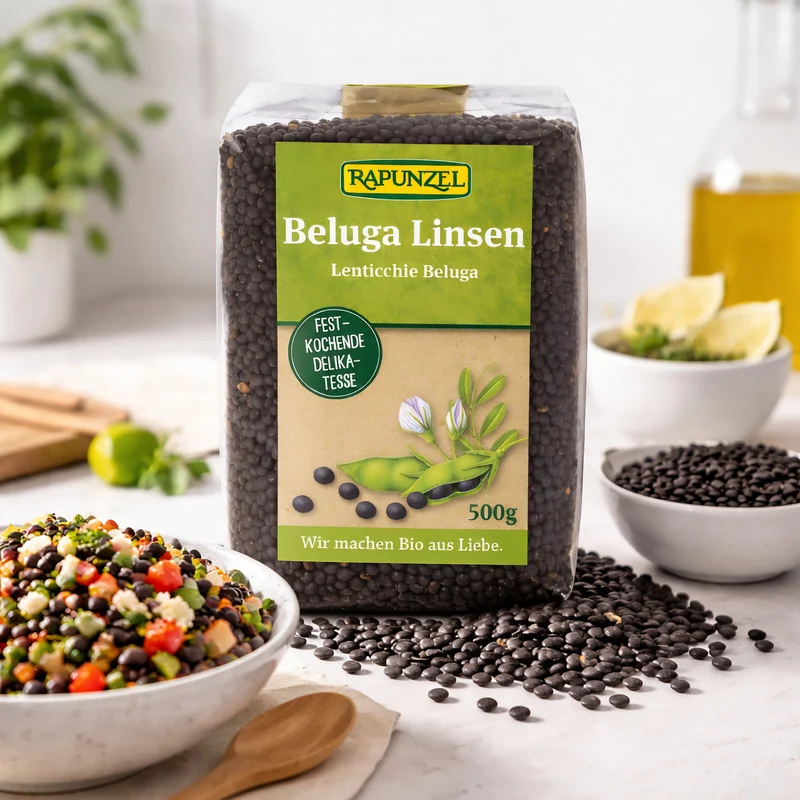 Rapunzel Bio Belugalinsen - 500g