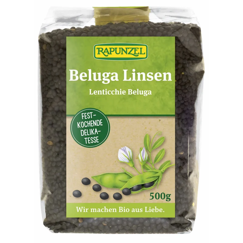Rapunzel Bio Belugalinsen - 500g
