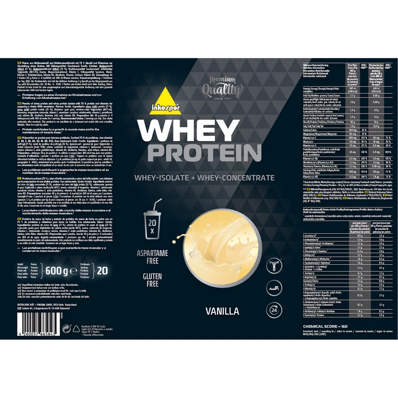 Inko X-treme Whey Protein 600g Dose