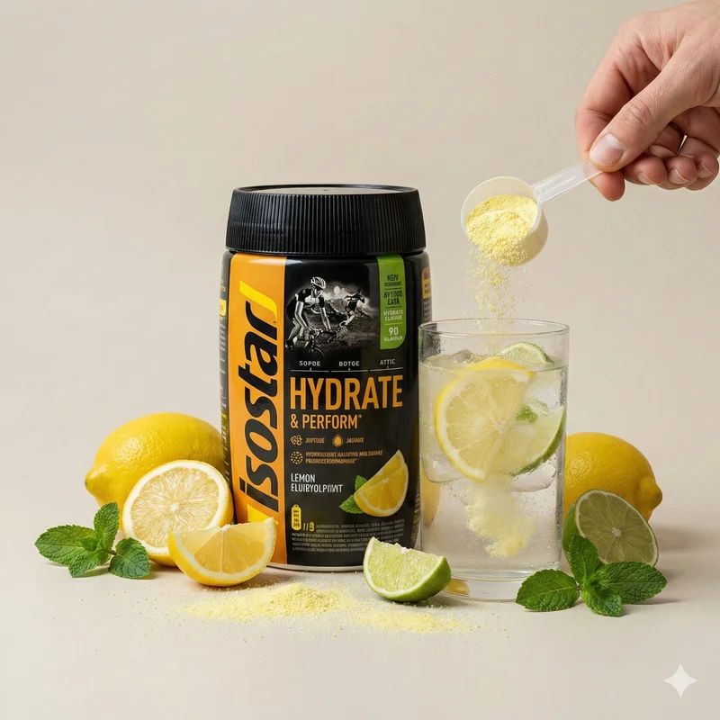 Isostar Hydrate & Perform isotonisches Elektrolytgetränk 400g Dose