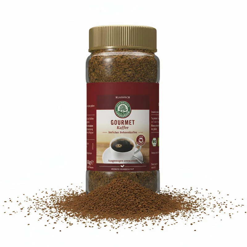 Lebensbaum Bio Gourmet Kaffee Instant (3 x 100g)