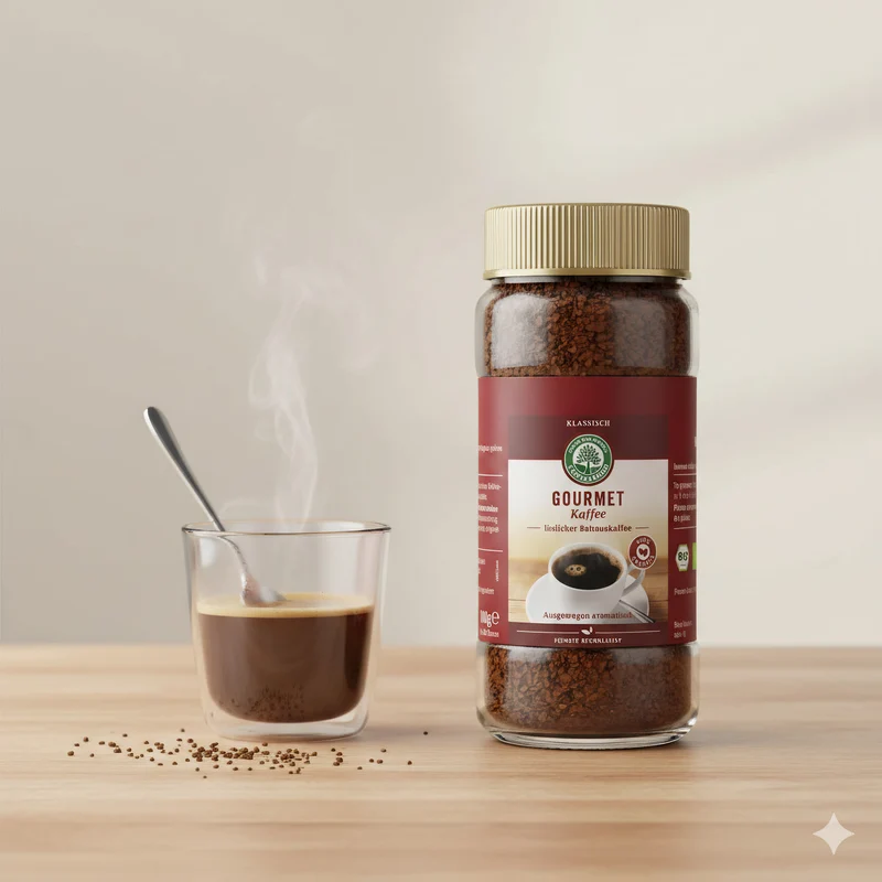 Lebensbaum Bio Gourmet Kaffee Instant (3 x 100g)