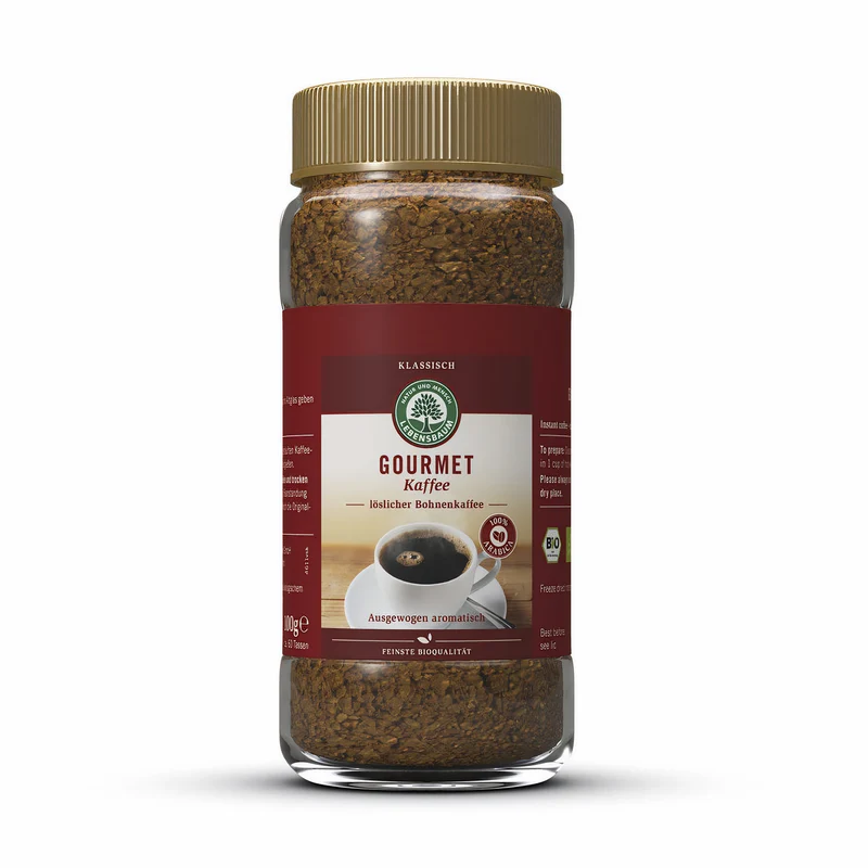 Lebensbaum Bio Gourmet Kaffee Instant (3 x 100g)