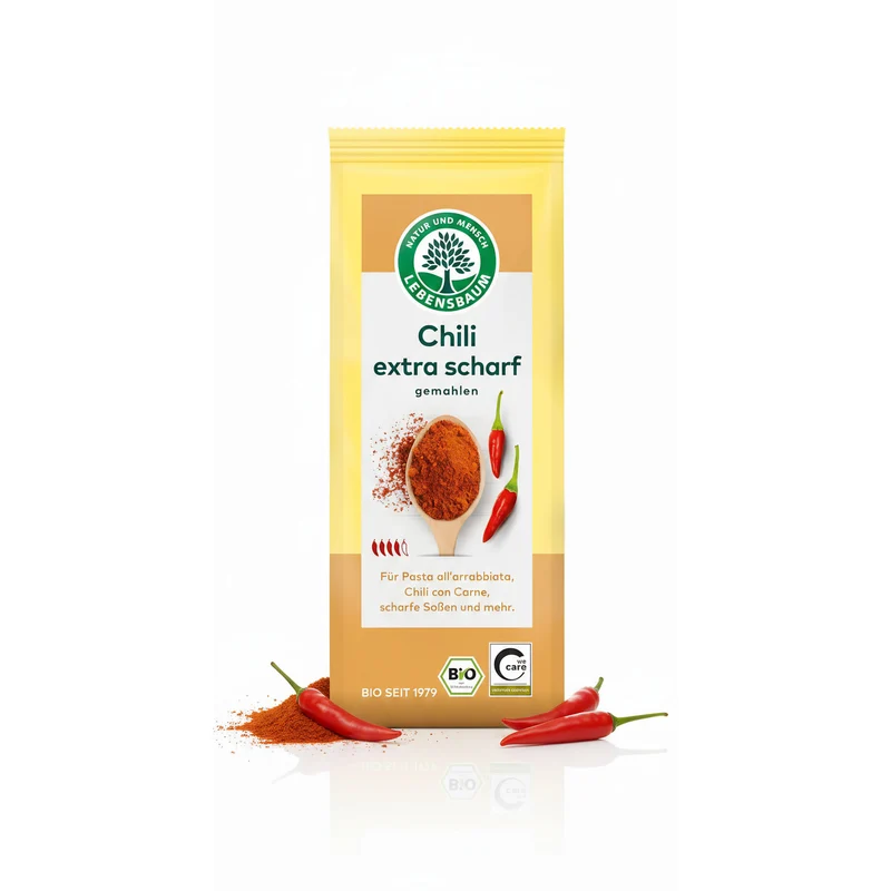 Lebensbaum Bio Chili - gemahlen - extra scharf 50g