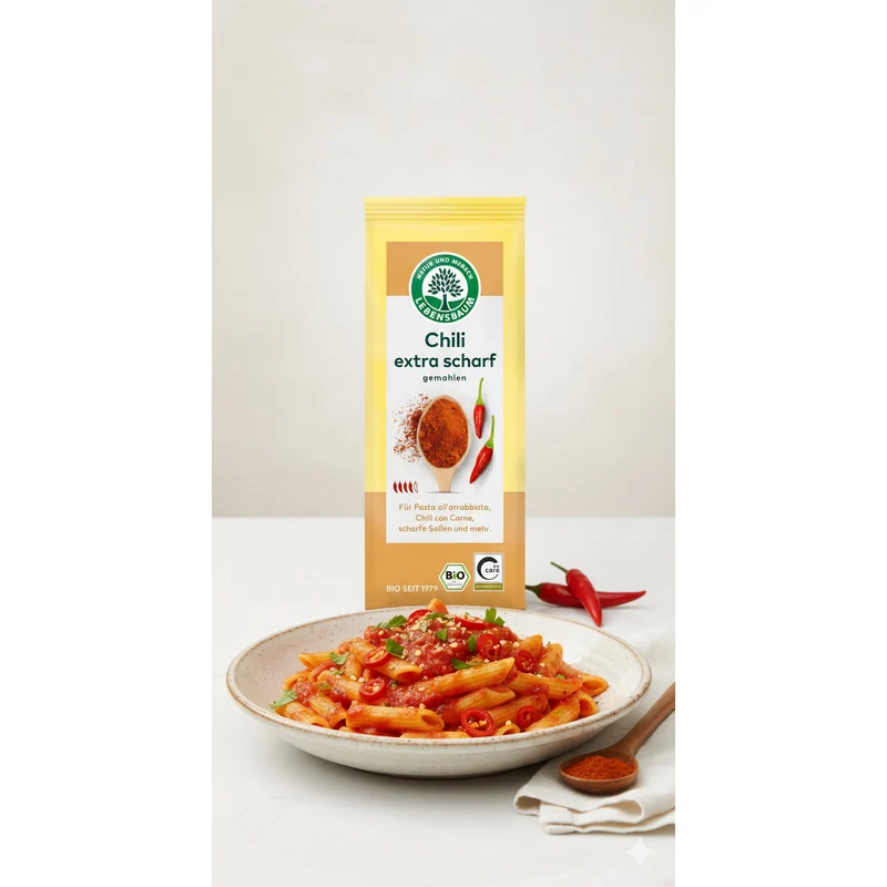 Lebensbaum Bio Chili - gemahlen - extra scharf 50g