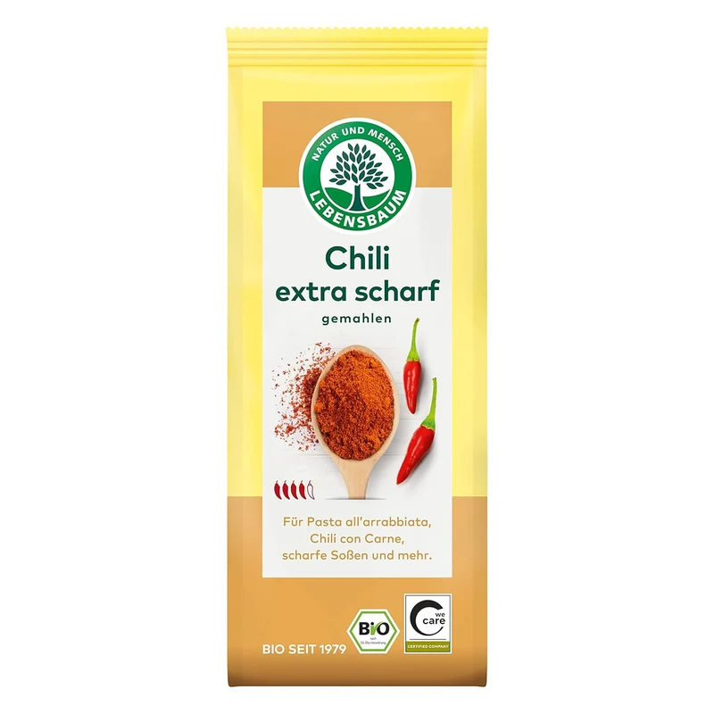 Lebensbaum Bio Chili - gemahlen - extra scharf 50g