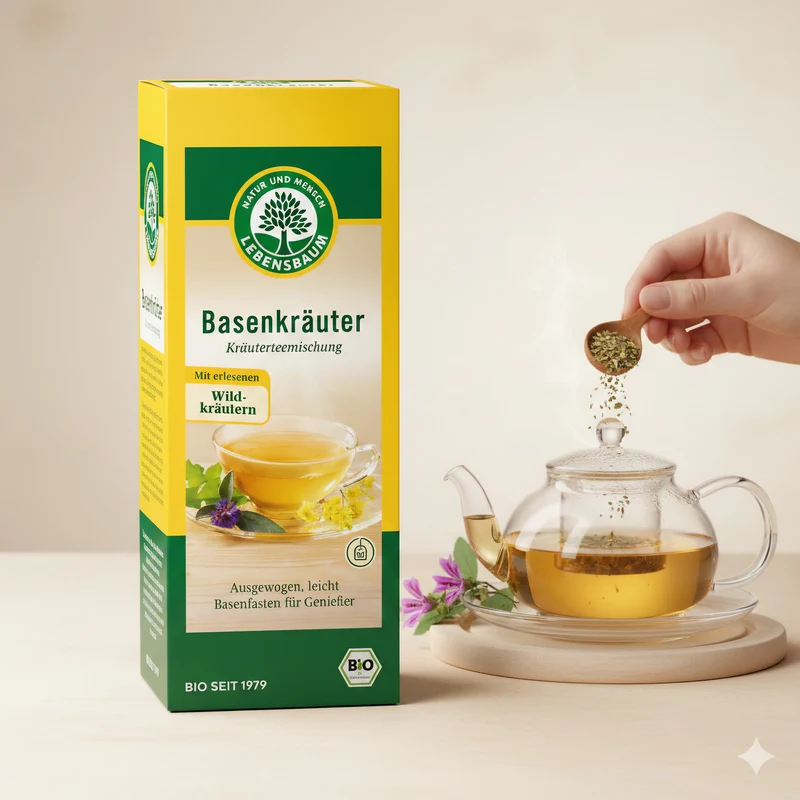 Lebensbaum Bio Basenkräuter Kräutertee Mischung - 60g