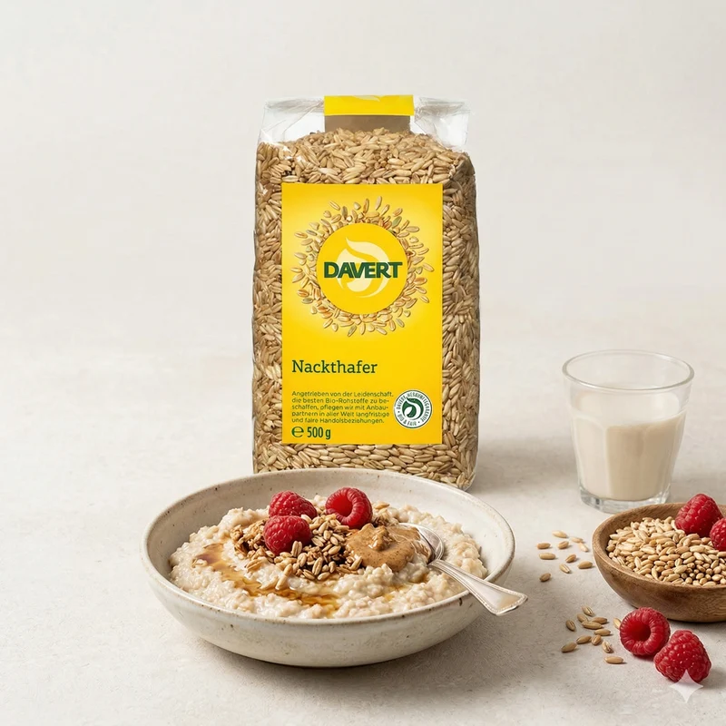 Davert Bio Nackthafer - 500g