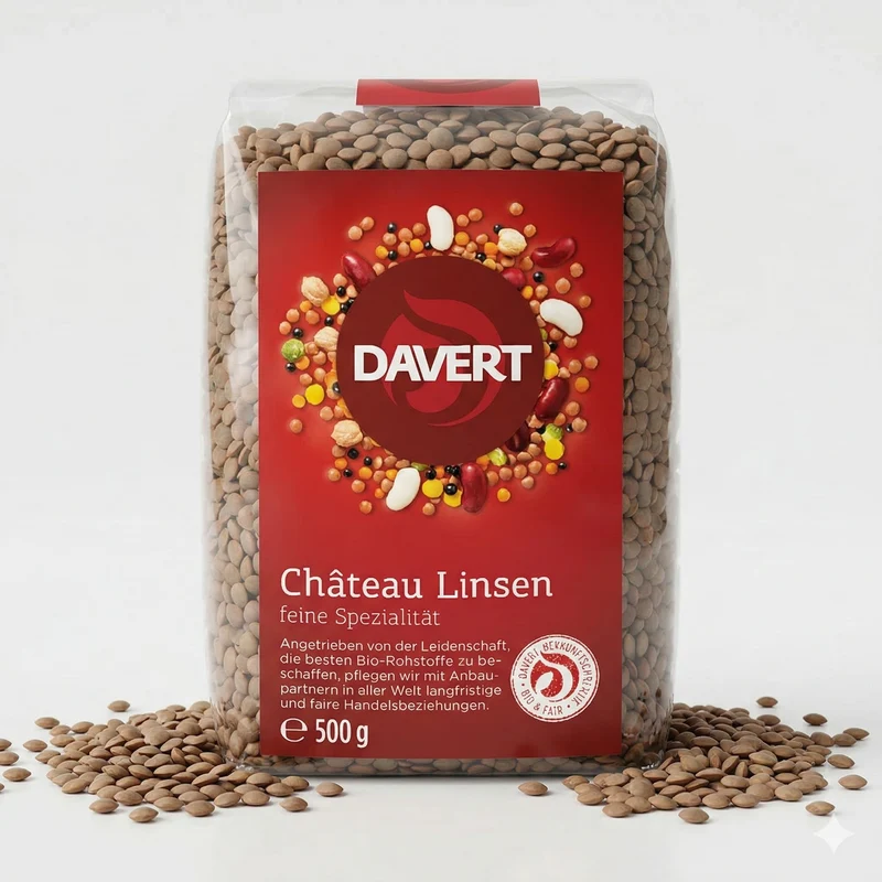 Davert Bio Château Linsen - 500g