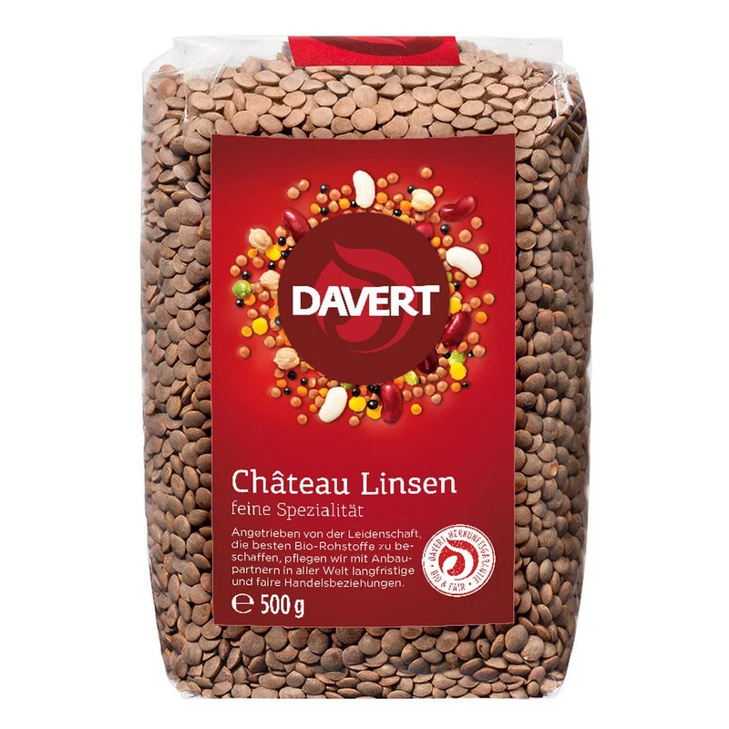 Davert Bio Château Linsen - 500g