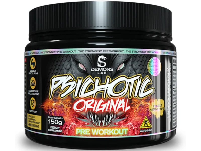 PRE TREINO PSICHOTIC ORIGINAL FRUIT PUNCH 150G - DEMONS LAB