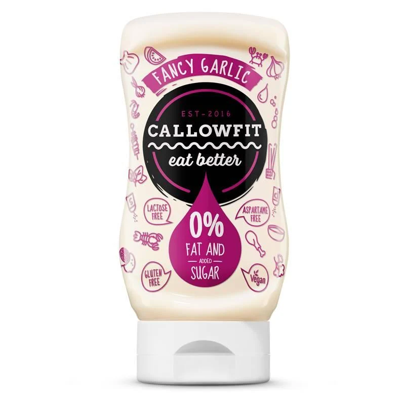 Sauce fettfrei ohne Zuckerzusatz 300ml Flasche von Callowfit