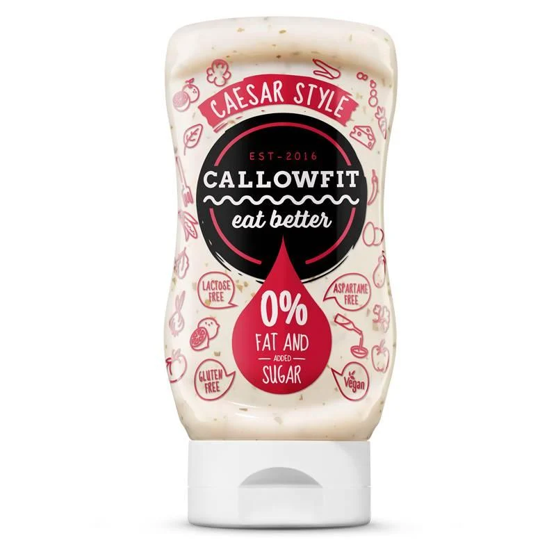 Sauce fettfrei ohne Zuckerzusatz 300ml Flasche von Callowfit
