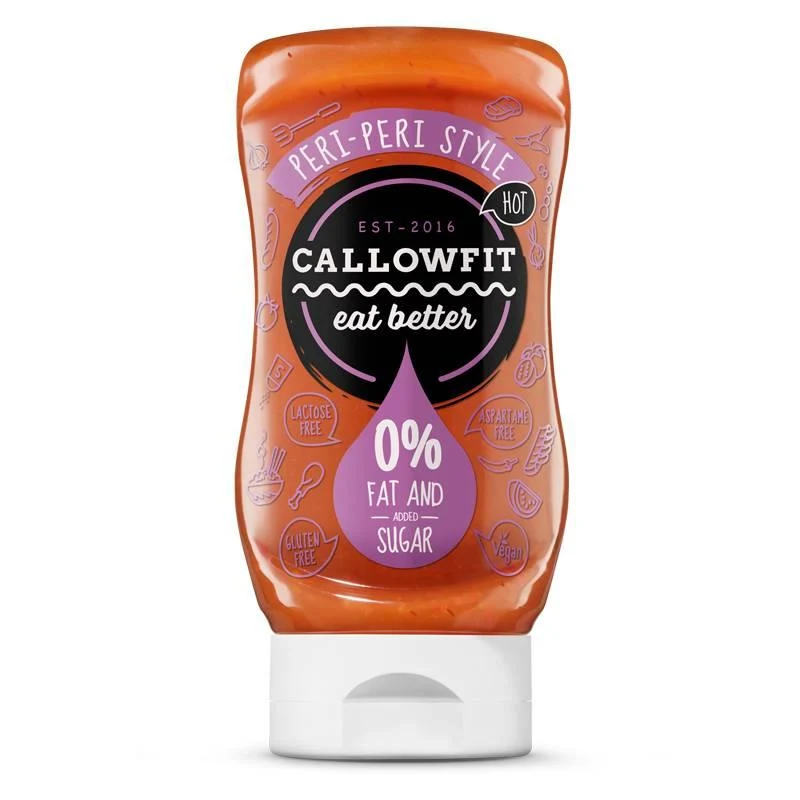 Sauce fettfrei ohne Zuckerzusatz 300ml Flasche von Callowfit