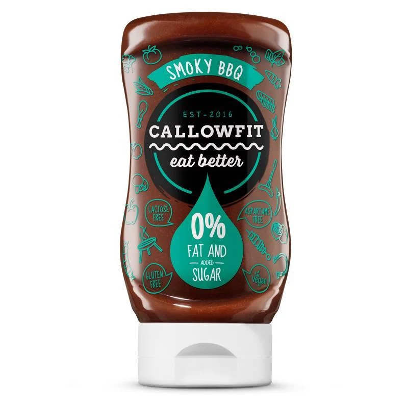 Sauce fettfrei ohne Zuckerzusatz 300ml Flasche von Callowfit