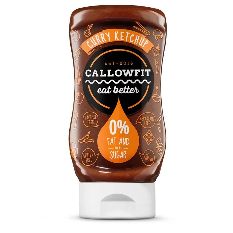 Sauce fettfrei ohne Zuckerzusatz 300ml Flasche von Callowfit