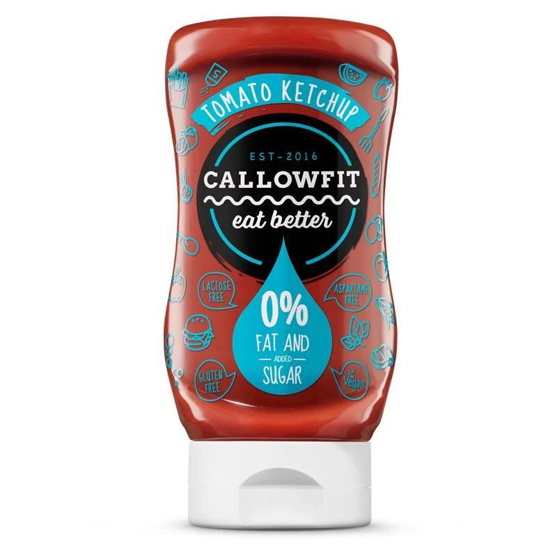 Sauce fettfrei ohne Zuckerzusatz 300ml Flasche von Callowfit