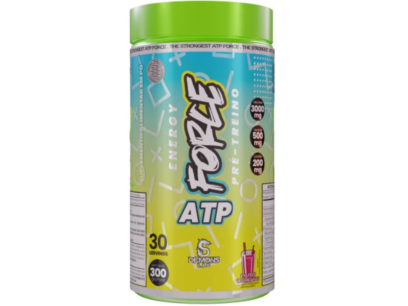 PRÉ - TREINO ATP FORCE ENERGY FRUTAS VERMELHAS 300G - DEMONS LAB
