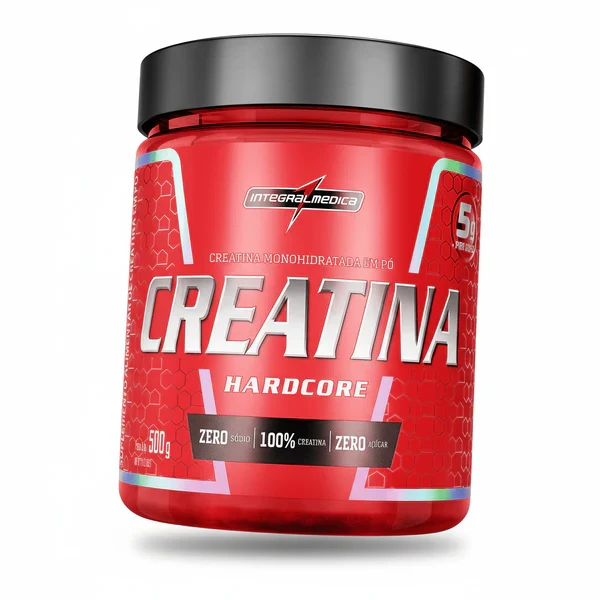 CREATINA HARDCORE 500G POTE - INTEGRALMEDICA
