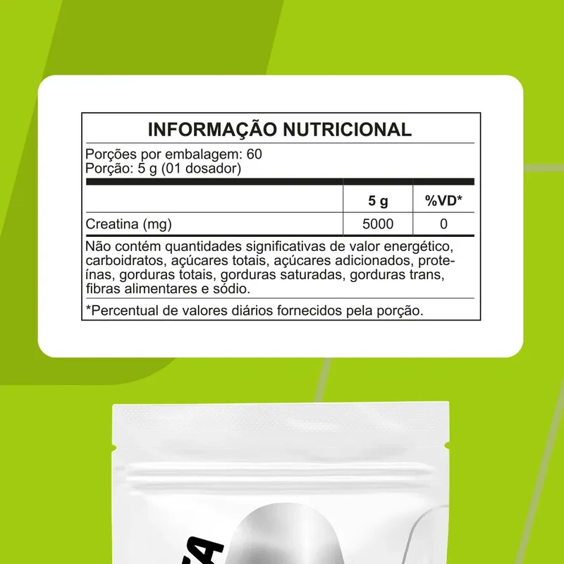 CREATINA MONOHIDRATADA 300G REFIL - NUTRATA