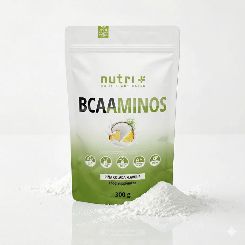 Nutri+ BCAA Aminosäuren Complex hochdosiert 300g
