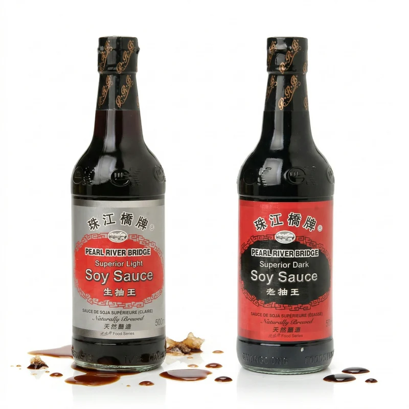 Pearl River Bridge Doppelpack: Sojasauce Hell + Dunkel Mix (2x500ml)