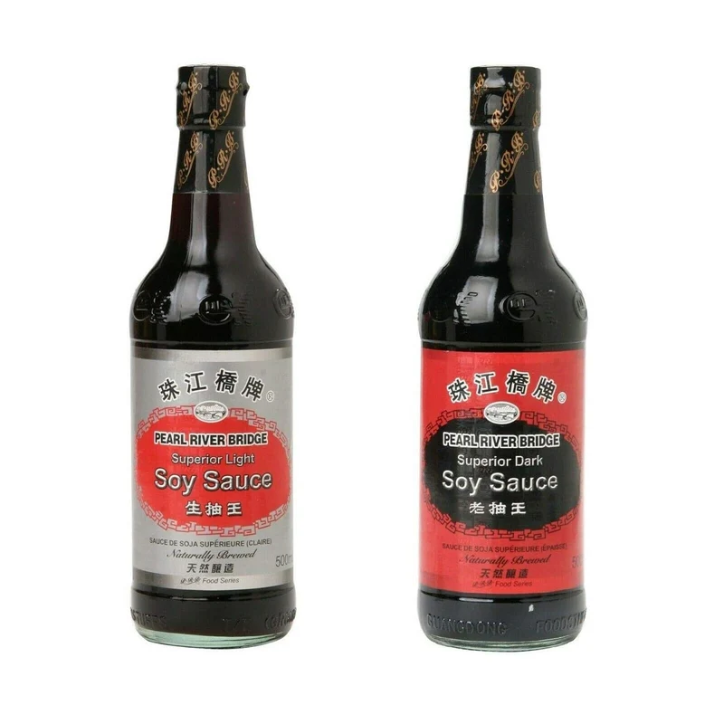 Pearl River Bridge Doppelpack: Sojasauce Hell + Dunkel Mix (2x500ml)