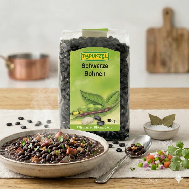 Rapunzel Bio Schwarze Bohnen 500g