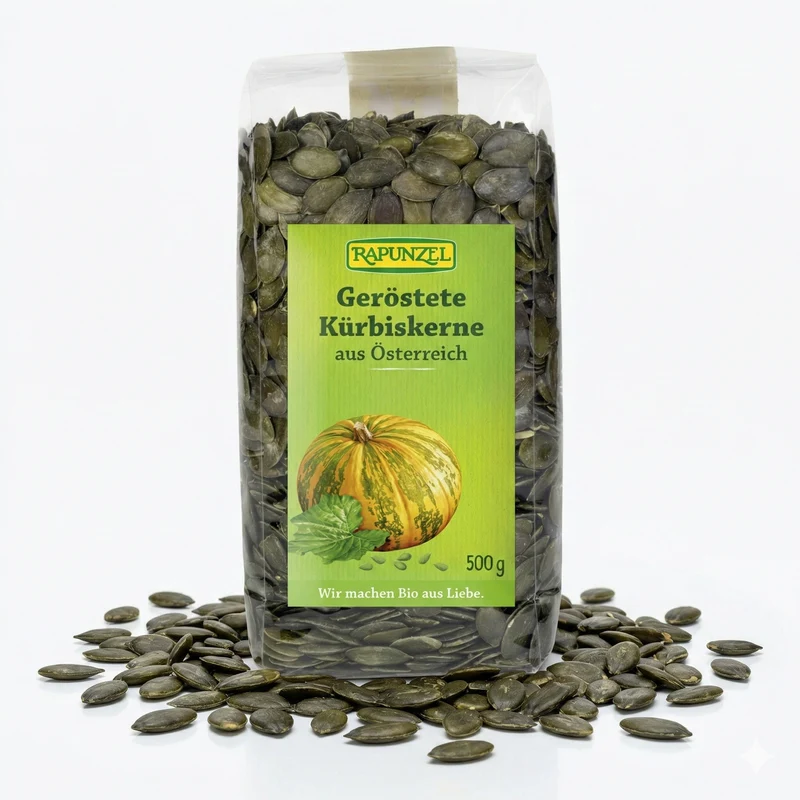 Rapunzel Bio Kürbiskerne geröstet - 500g