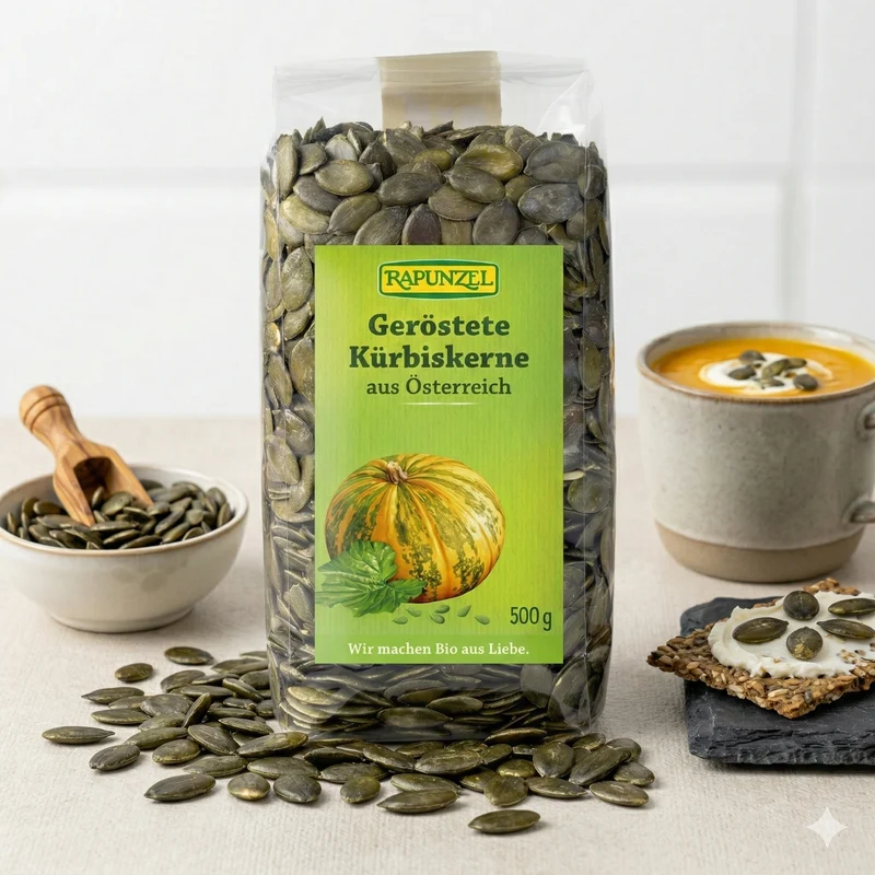 Rapunzel Bio Kürbiskerne geröstet - 500g