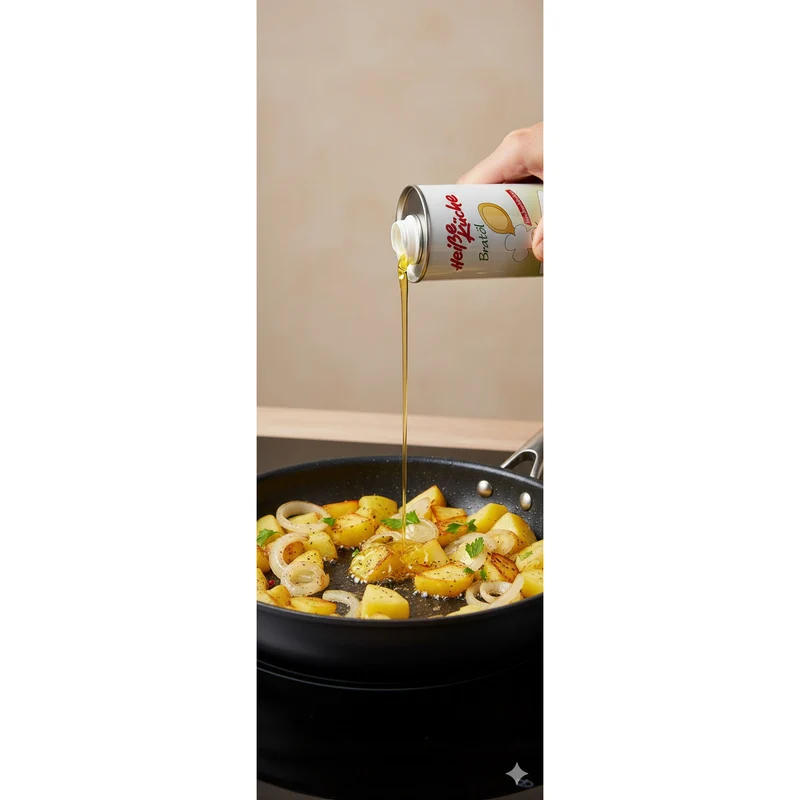 Vitaquell Heiße Küche Bratöl, 1000 ml zum Braten oder Frittieren